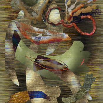 「Digestion of Time」というタイトルのデジタルアーツ Blamemrkenによって, オリジナルのアートワーク, デジタル絵画