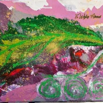 Painting titled "Sandrila" by Wefag Ibrahim, Original Artwork, Acrylic