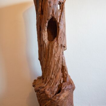 Skulptur mit dem Titel "Cherry tree organic…" von Jozef Sedmak, Original-Kunstwerk, Holz