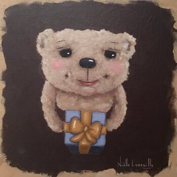 Painting titled "Pour toi - 1134" by Noëlle Lassailly, Original Artwork, Acrylic