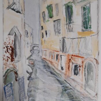绘画 标题为“Canal in Venice” 由Richard Ward, 原创艺术品, 水粉