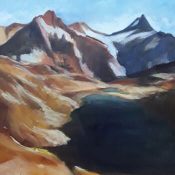 Peinture intitulée "Grand Air" par Marie Andrée Hembert, Œuvre d'art originale, Huile
