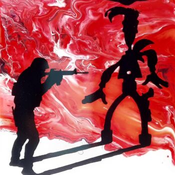 绘画 标题为“A ARMES INEGALES” 由Joseph Ducrocq (MATLAB STUDIO), 原创艺术品, 丙烯