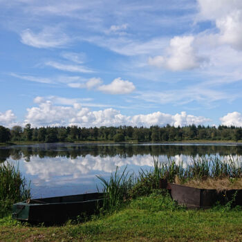 Photography titled "Sky in the lake - M…" by Pascal Carro (ORAK), Original Artwork, Non Manipulated Photography