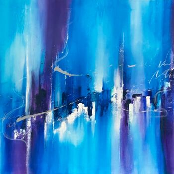 Peinture intitulée ""lost"" par Isabelle Laurent, Œuvre d'art originale, Acrylique Monté sur Châssis en bois
