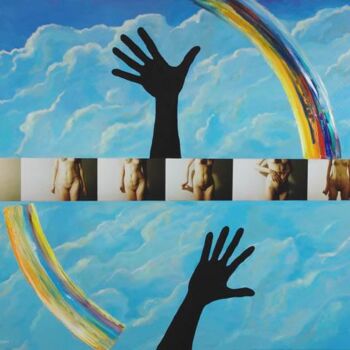 제목이 "Last seven dreams o…"인 미술작품 Valentin Savtcheko로, 원작, 기름 나무 들것 프레임에 장착됨