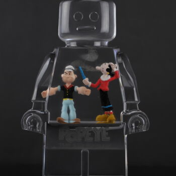Γλυπτική με τίτλο "ROBOCLUSION POPEYE" από Vincent Sabatier (VerSus), Αυθεντικά έργα τέχνης, Χαρακτική