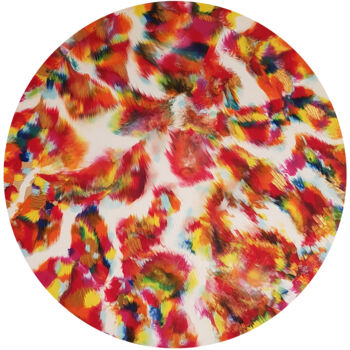 Pintura titulada "Volcanic Pulse" por Alexandra Romano, Obra de arte original, Acrílico