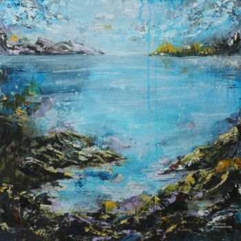Pittura intitolato "A Peaceful Moment" da Galina Zimmatore, Opera d'arte originale, Acrilico