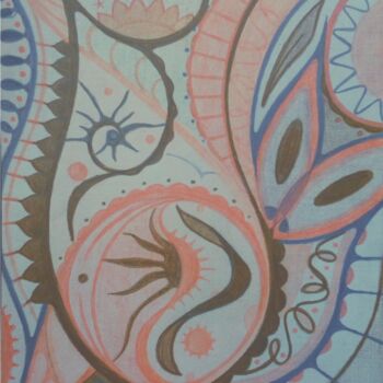Dessin intitulée "34 / 2018" par Dana Diaconescu, Œuvre d'art originale, Crayon