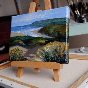 Painting titled "Summer Holiday" by Dawn Rodger, Original Artwork, Oil