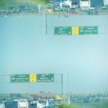 Digital Arts titled "RoadX" by Pascal Carro (ORAK), Original Artwork, Photo Montage