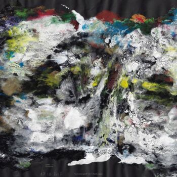 Peinture intitulée "(2020) La Conscienc…" par Sarah Leseigneur, Œuvre d'art originale, Gouache