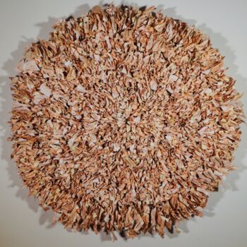 Scultura intitolato "Hope Cell 1" da Laura Quattrocchi, Opera d'arte originale, Carta Montato su Telaio per barella in legno