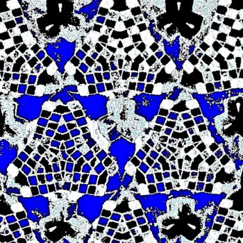 Photographie intitulée "Geometric OE 62e7b" par Ken Lerner, Œuvre d'art originale, Photographie numérique