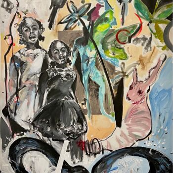 「princess」というタイトルの絵画 Narges Soleimanzadehによって, オリジナルのアートワーク, アクリル