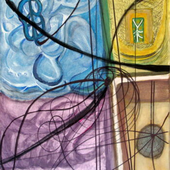 Peinture intitulée "VERTIGO" par Juan Luis Gandulfo, Œuvre d'art originale, Acrylique Monté sur Châssis en bois