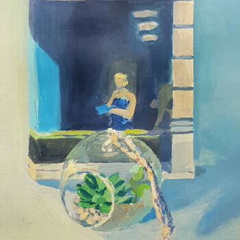 Peinture intitulée "Peinture de confine…" par David Benayoun, Œuvre d'art originale, Acrylique