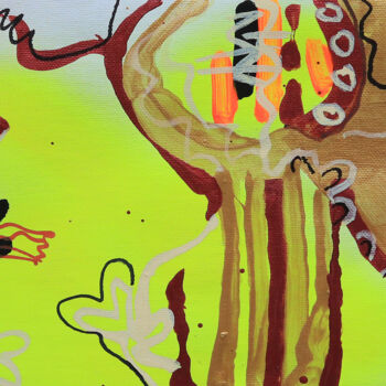 Painting titled "Мифы" by Olesia Lishaeva, Original Artwork, Acrylic