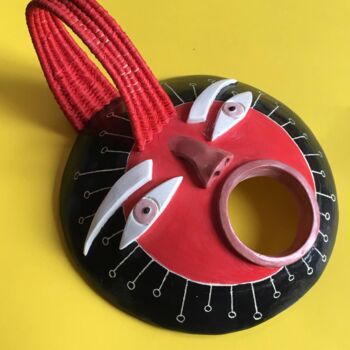 Sculpture titled "l'amphore" by Céline Sicard, Original Artwork, Ceramics