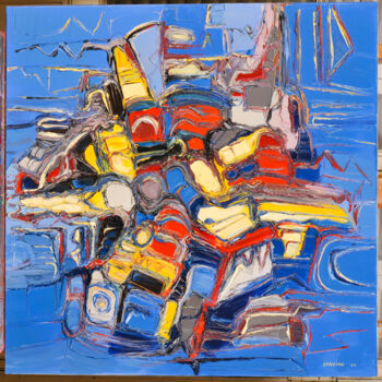 「appollyon」というタイトルの絵画 Frederic Servianによって, オリジナルのアートワーク, オイル
