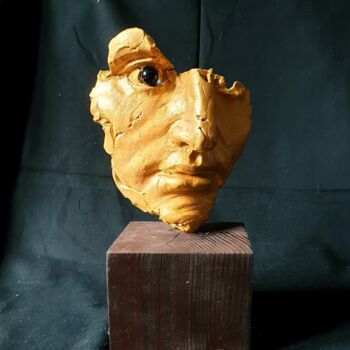 Sculpture titled "Fragment 14" by Marko Grgat, Original Artwork, Terra cotta