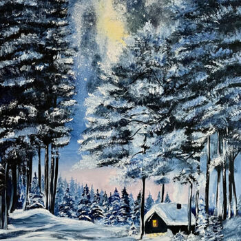 Peinture intitulée "MILKY WAY" par Anna Pavlovich-Naneva, Œuvre d'art originale, Huile