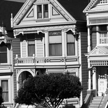 Photography titled "San Francisco's hou…" by Pascal Carro (ORAK), Original Artwork, Digital Photography