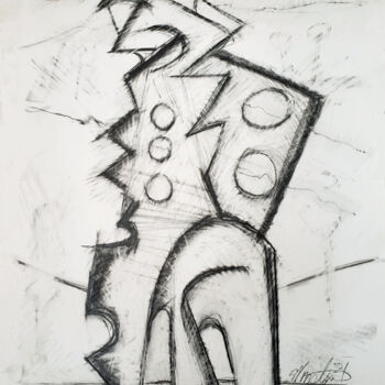 Drawing titled "study .6" by Robert Winslow, Original Artwork, Graphite