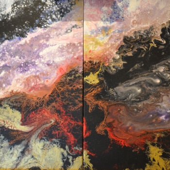 Peinture intitulée "Le Chemin" par Michel Maszczyk, Œuvre d'art originale, Acrylique Monté sur Châssis en bois