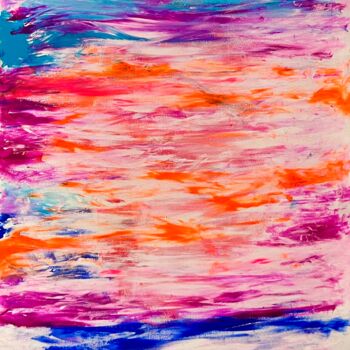 Painting titled "Emotional abstracti…" by Dani Alexsandrova, Original Artwork, Acrylic