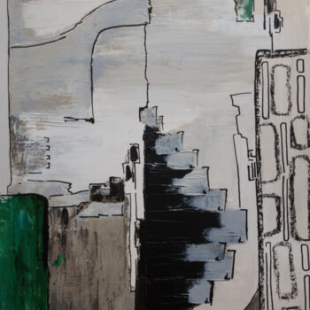 Peinture intitulée "Graphics I" par Helena Asadova, Œuvre d'art originale, Acrylique