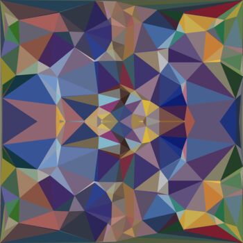Digital Arts titled "Background geometric" by Abraham Addy, Original Artwork, Digital Painting