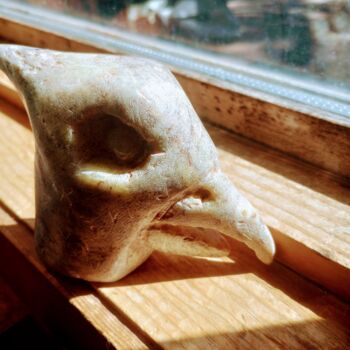 Escultura titulada "Blue jay blue" por Martin Mulherin, Obra de arte original, Piedra