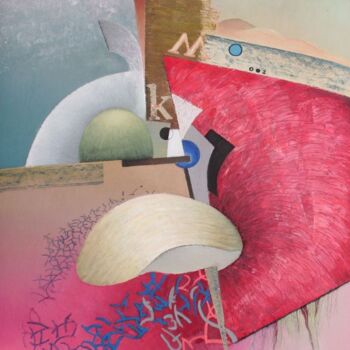 Peinture intitulée "mk002" par Reiner Makarowski, Œuvre d'art originale, Huile
