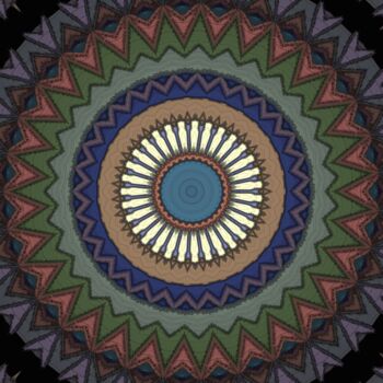 数字艺术 标题为“Patterns geometric…” 由Abraham Addy, 原创艺术品, 数字油画