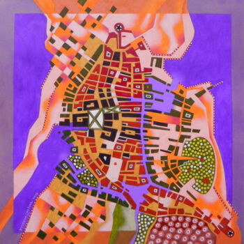 Painting titled "A journey to Italy,…" by Federico Cortese, Original Artwork, Oil