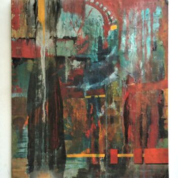 Schilderij getiteld "Venise" door Stephane Javelle, Origineel Kunstwerk, Acryl