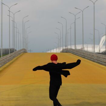 Photographie intitulée "Suprematism.Man. №4" par Lomari, Œuvre d'art originale, Photographie numérique