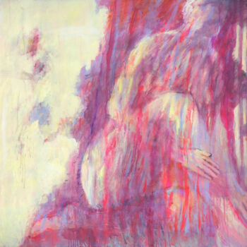 Painting titled "ABSTRACT WOMAN" by Petr Ldin, Original Artwork, Acrylic