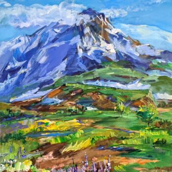 Painting titled "vernal" by Armen Ghazayran (Nem), Original Artwork, Acrylic