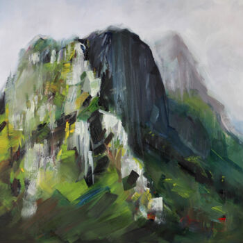 Peinture intitulée "Tropics" par Andrii Bryzhak, Œuvre d'art originale, Huile