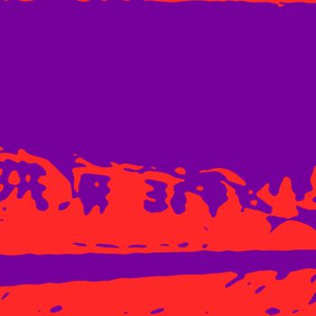 Digital Arts titled "HACKD Lungarno!" by Hackdbrain, Original Artwork, 2D Digital Work Mounted on Plexiglass