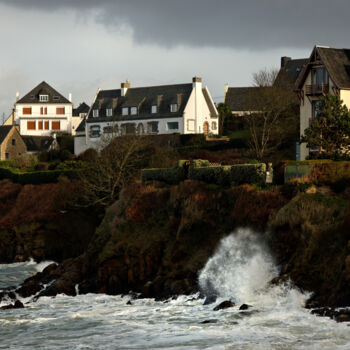 "Carantec, mer agité…" başlıklı Fotoğraf Thierry Martin tarafından, Orijinal sanat, Dijital Fotoğrafçılık