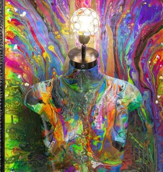 Pittura intitolato "MADAMOISELLE" da Massimo Zerbini, Opera d'arte originale, Acrilico