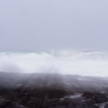 Photography titled "landscape of a wave…" by Xan Gasalla González-Redondo, Original Artwork, Non Manipulated Photography