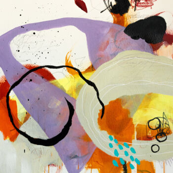 Peinture intitulée "Poivrons confits" par Chantal Proulx, Œuvre d'art originale, Acrylique