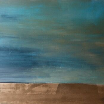 Painting titled "Untitled, 2021" by Pau Escat, Original Artwork, Acrylic Mounted on Wood Stretcher frame
