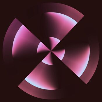 Digital Arts titled "Cross-Shaped Spinni…" by Gottlib Rozov-Severskiy, Original Artwork, 2D Digital Work