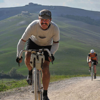 Photography titled "Eroic cyclist" by Pier Maulini, Original Artwork, Digital Photography